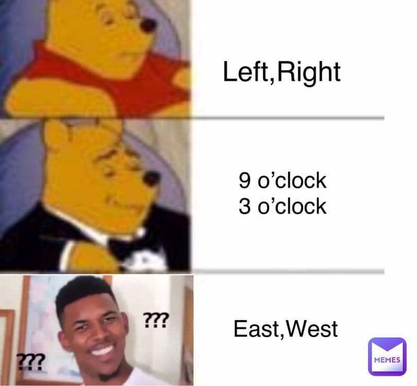 meme kartun tentang kiri dan kanan