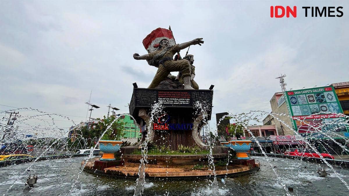5 Fakta Unik Tugu Perjuangan 45 Binjai, Monumen Sejarah Gerbang Kota