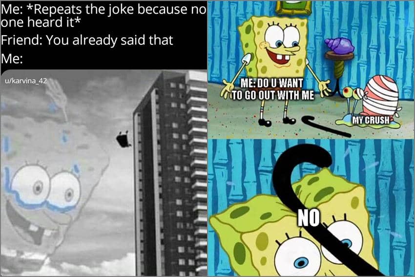 8 Meme SpongeBob tentang Sakit, tapi Tak Berdarah