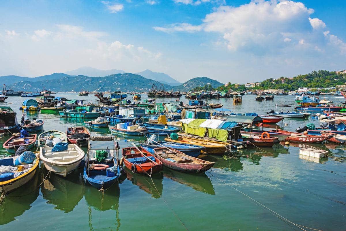 ilustrasi suasana di Cheung Chau