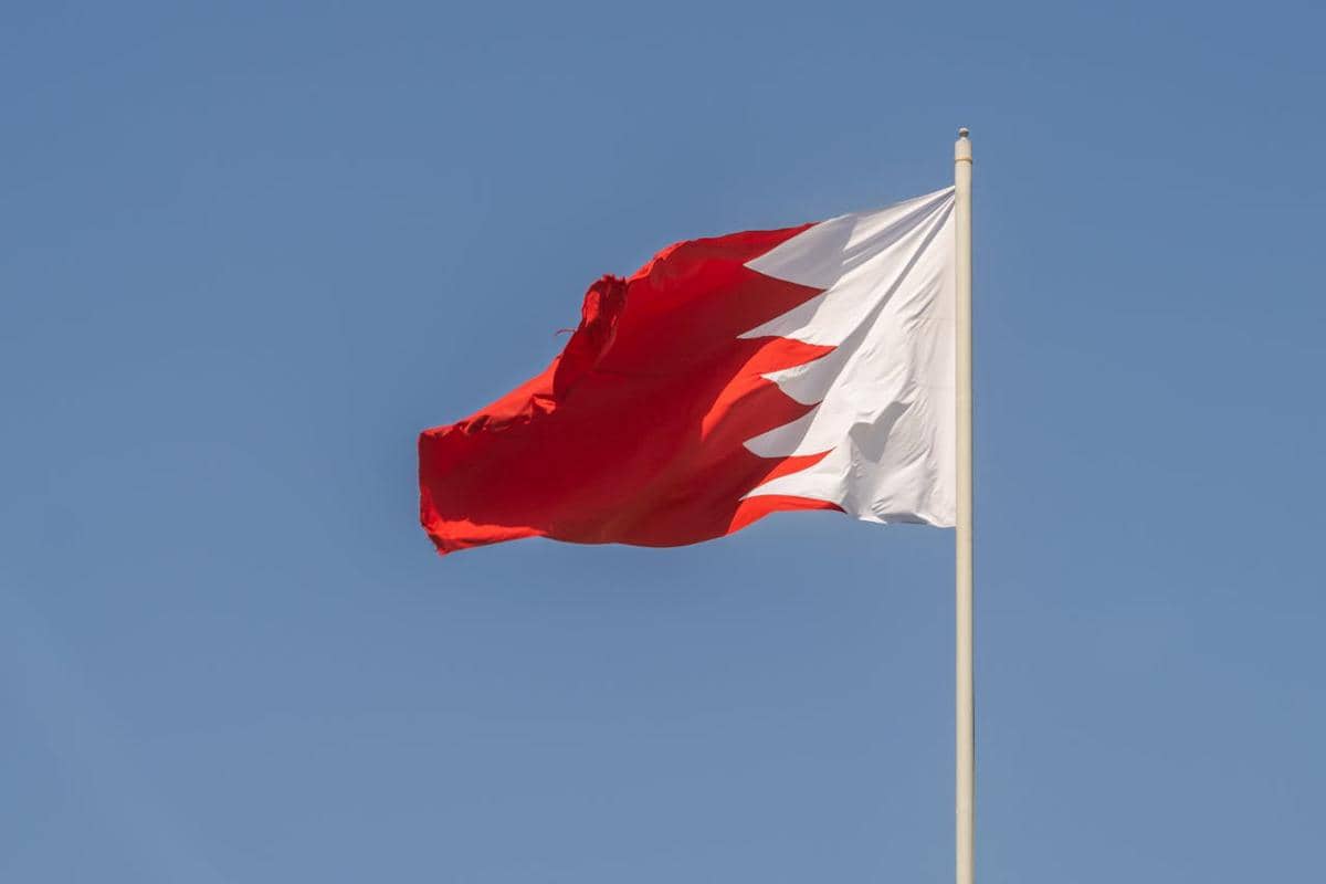 ilustrasi bendera Bahrain