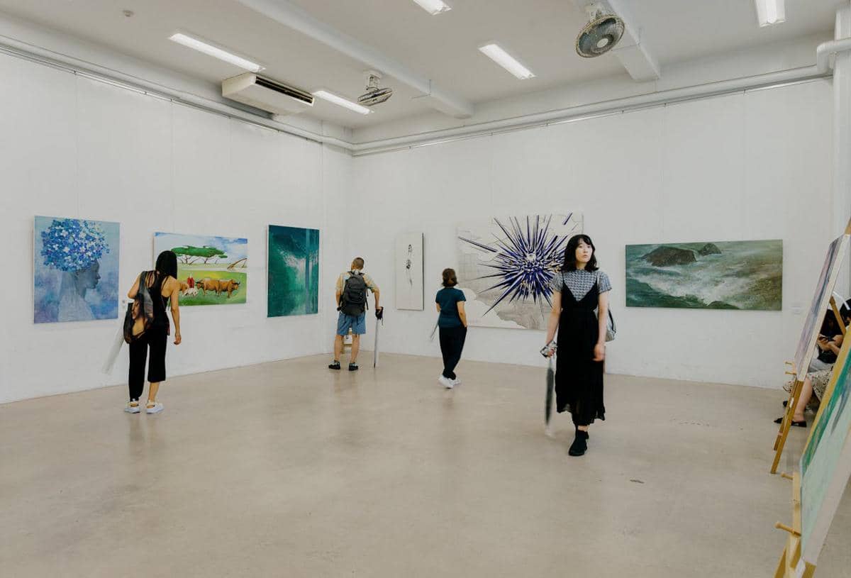 ilustrasi pameran seni