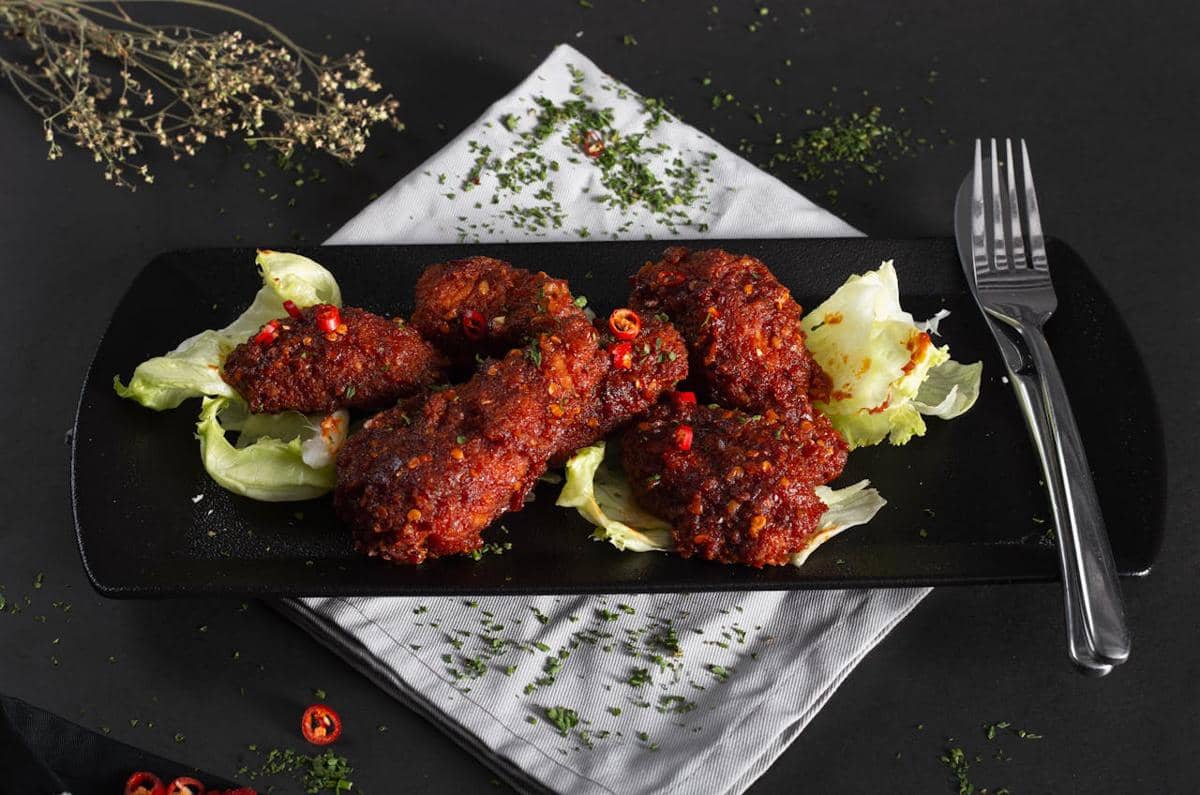 ilustrasi ayam bakar kecap pedas 