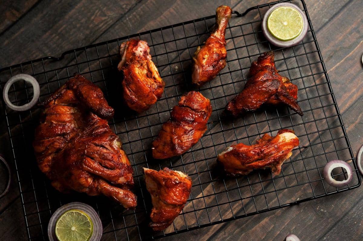 ilustrasi ayam bakar kecap 
