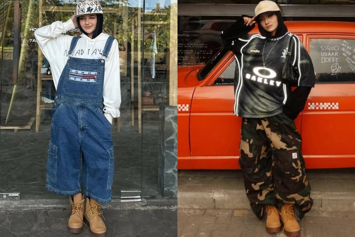 7 Ide Styling Combat Boots ala Tia Santika, Bikin Gaya Makin Kece!