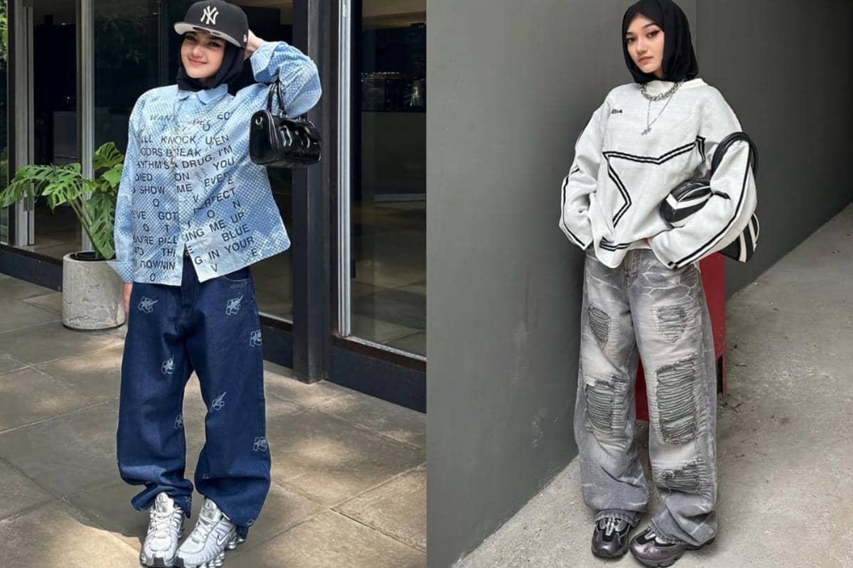 7 Ide OOTD Pakai Sneakers Chunky ala Tia Santika, Stand Out!