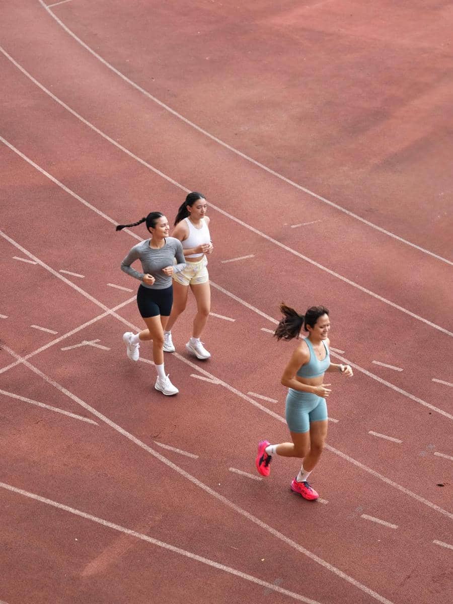 Amanda Rawles latihan interval running
