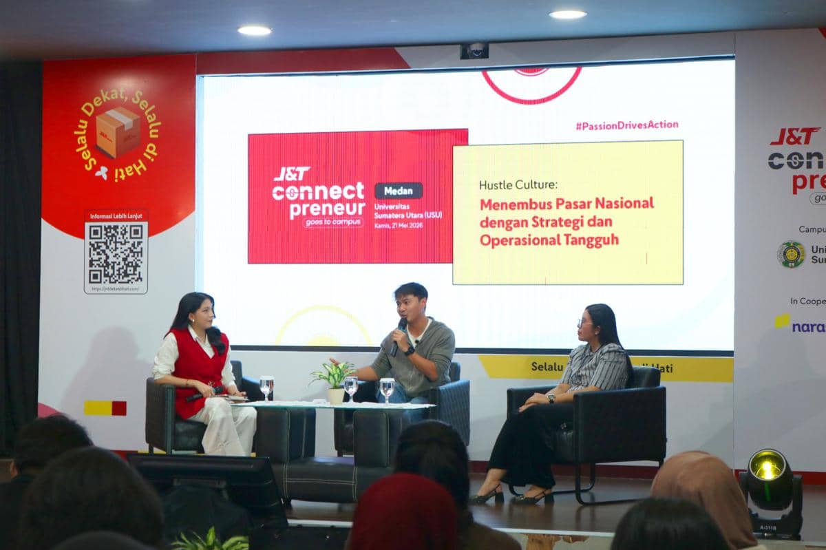 J&T Express Ajak Mahasiswa di Medan Bangun Bisnis Sejak Kuliah