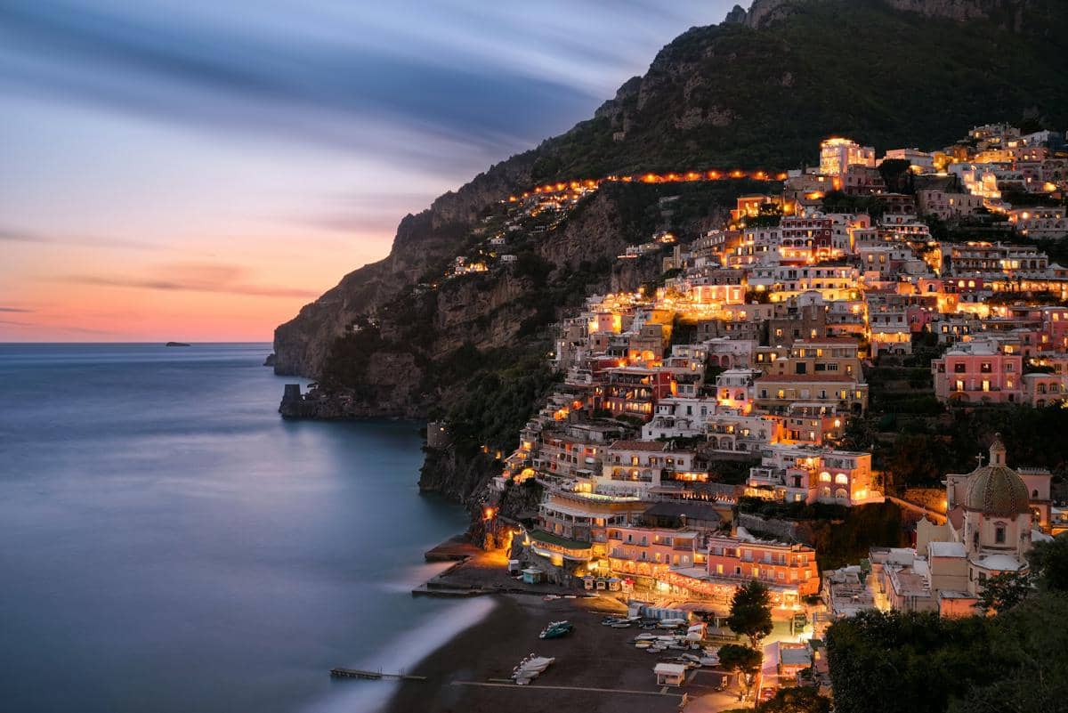 Potret Amalfi Coast, Italia