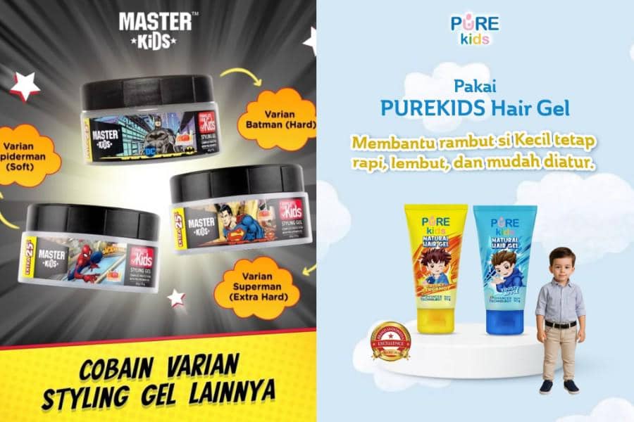 5 Rekomendasi Styling Gel Anak yang Gak Bikin Kepala Pusing