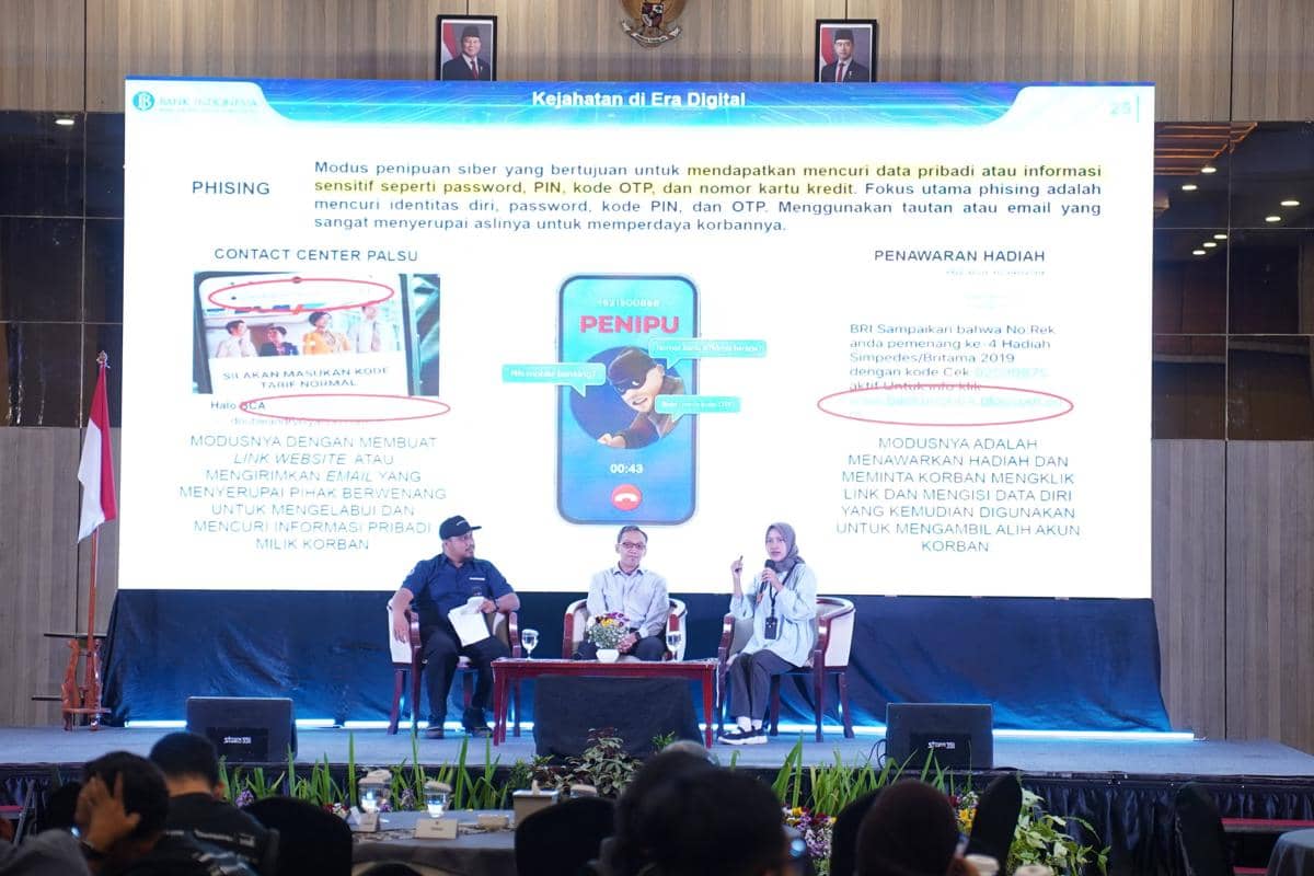 Edukasi keuangan yang dilakukan Bank Indonesia (BI) saat acara Jateng Media Summit 2026 di Semarang. (Dok. JMS 2026)