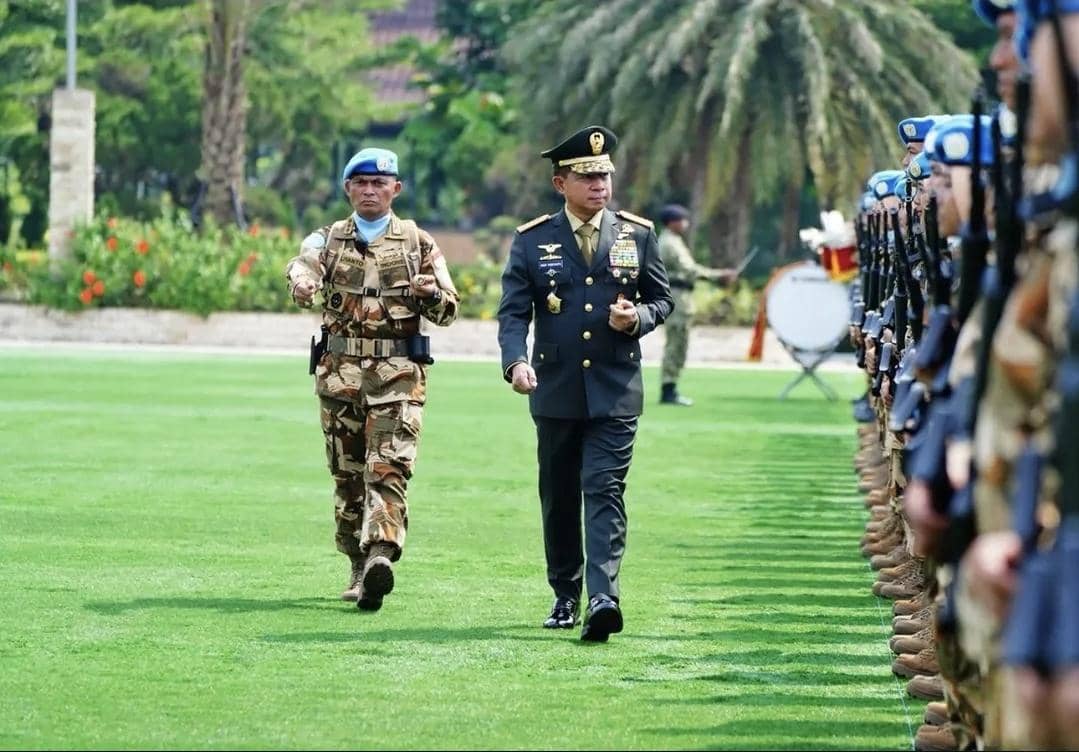 Panglima TNI Lepas 744 Prajurit Satgas UNIFIL Berangkat ke Lebanon