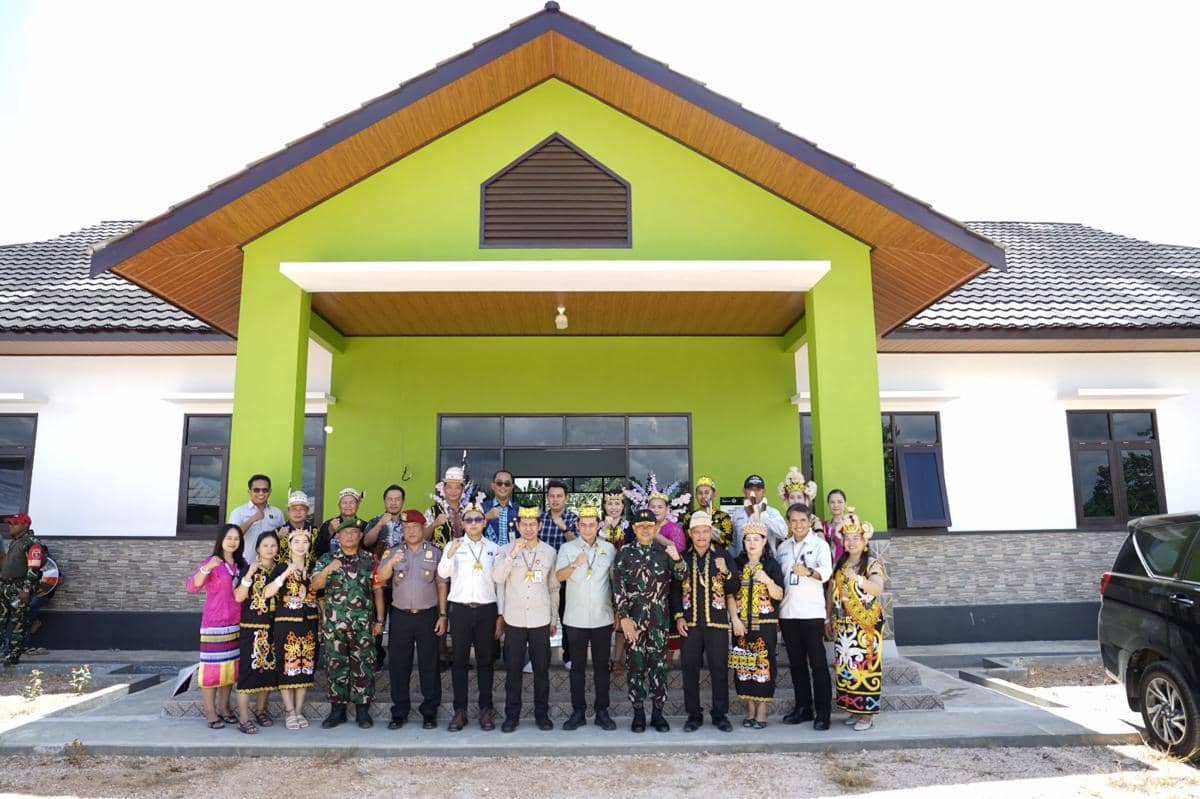 Pemerintah Kabupaten (Pemkab) Berau, Kalimantan Timur, meresmikan pemanfaatan Kantor Kepala Kampung Bena Baru, Kamis (21/5/2026).