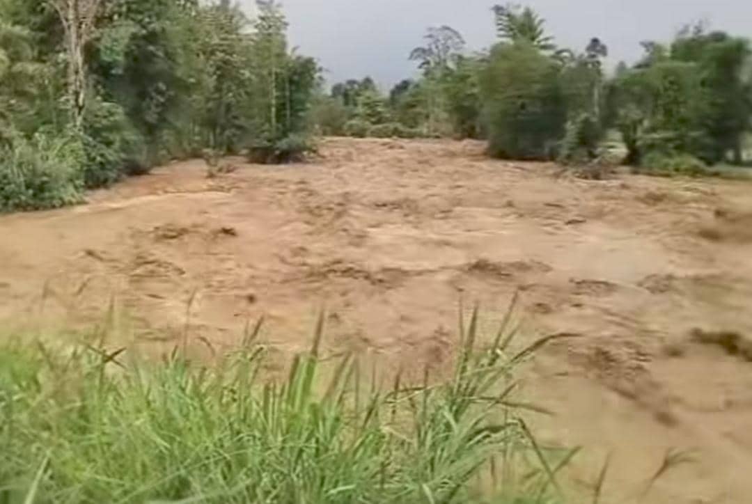 Kondisi banjir di Empat Lawang.