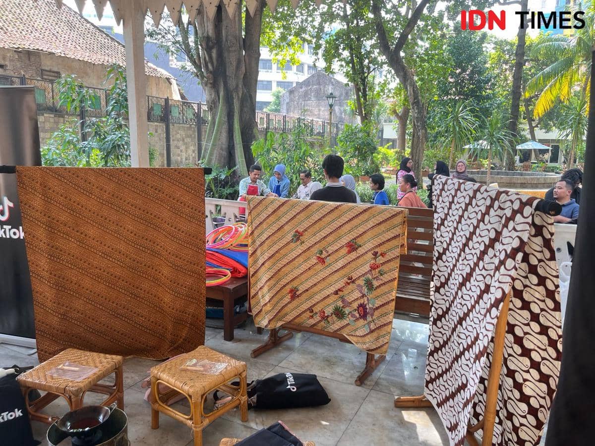 Potret Pendopo Batik di Museum Tekstil, Jakarta Barat 