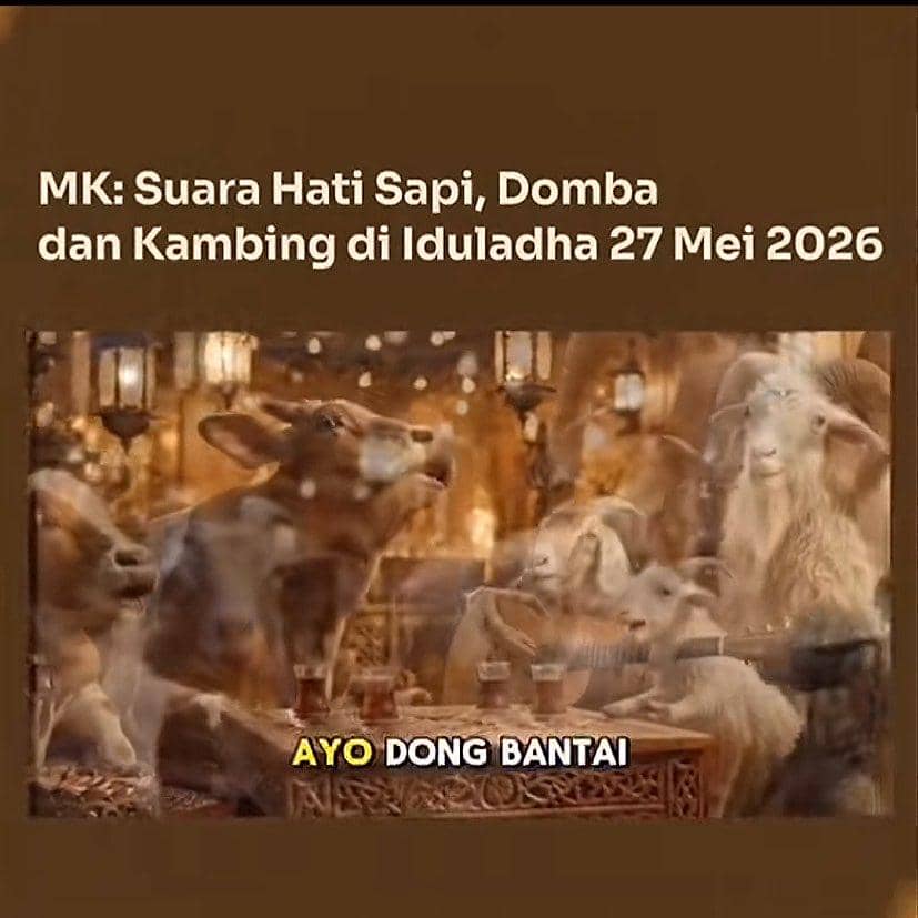 Meme Hewan Kurban Idul Adha 2026
