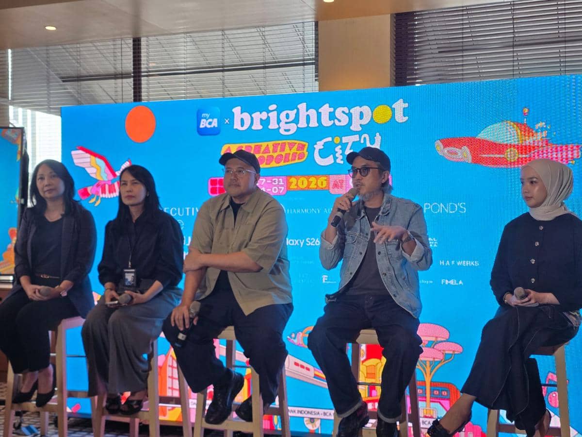 Press Conference brightspotCITY 2026 yang akan kembali hadir di Agora Mall Thamrin Nine. (IDN Times/M. Tarmizi Murdianto)