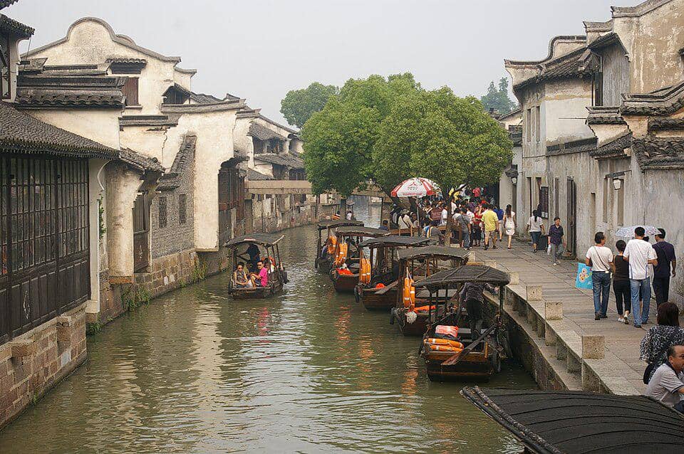 Kota Wuzhen di Tiongkok