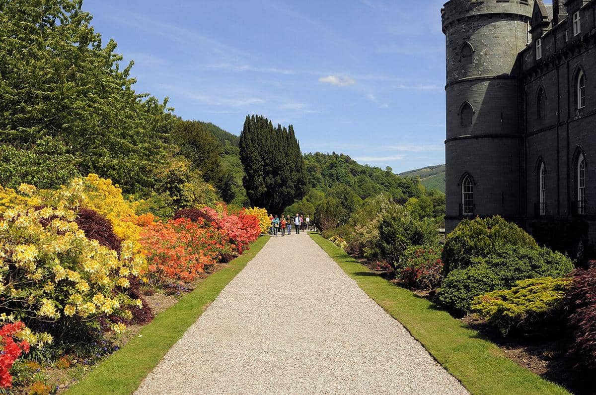 Taman Kastel Inveraray.