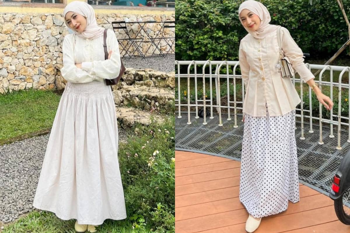 7 Ide Outfit untuk Piknik ala Rafika Rahma, Chic dan Anggun!