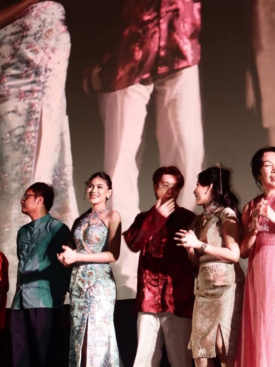 potret Karina Moudy di Gala Premiere Sekawan Limo 2