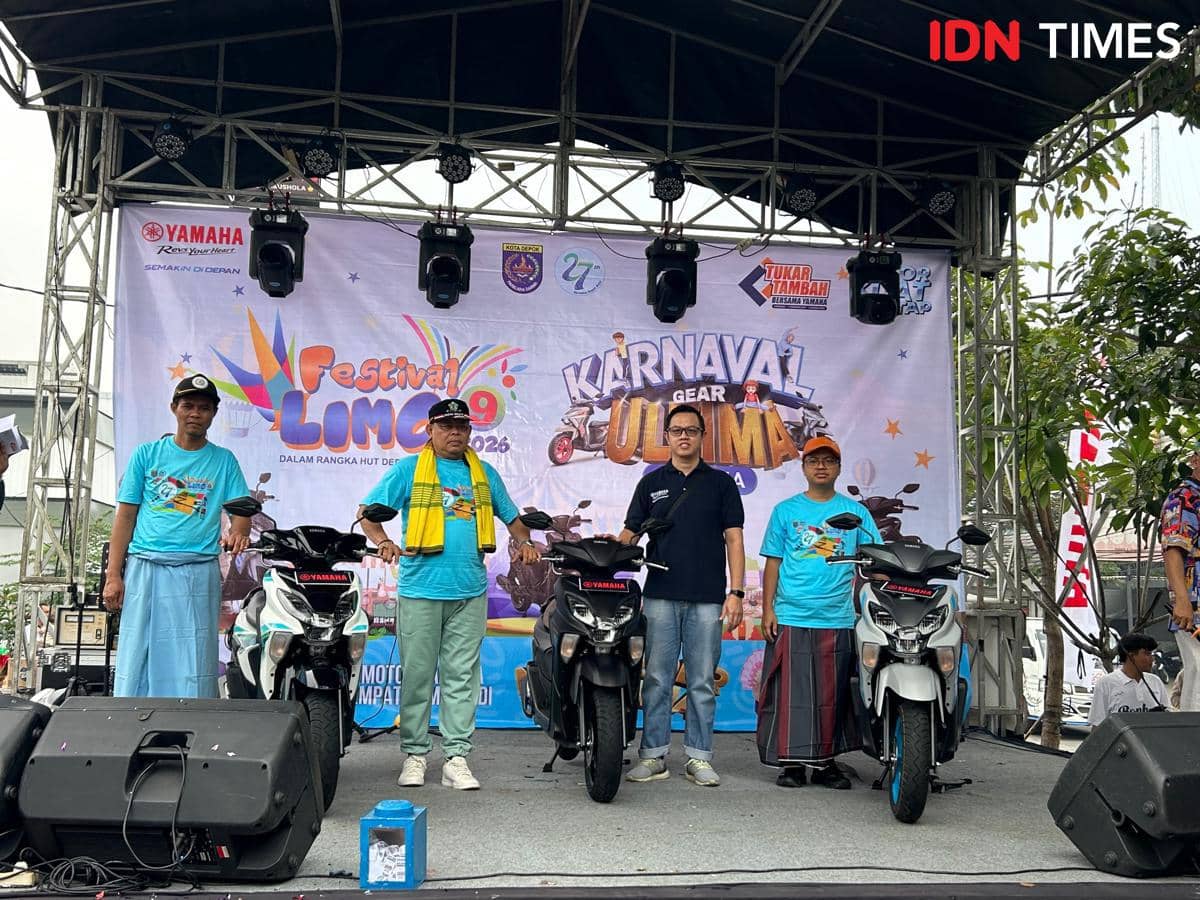 Karnaval Gear Ultima Sambangi Depok, Yamaha Hadirkan Pesta Keluarga