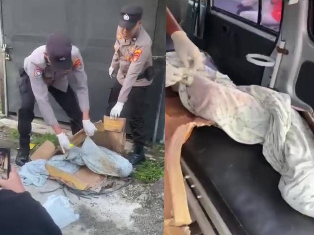Heboh! Mayat Wanita Anonim Dalam Kardus di Lamsel, Ada Surat Wasiat
