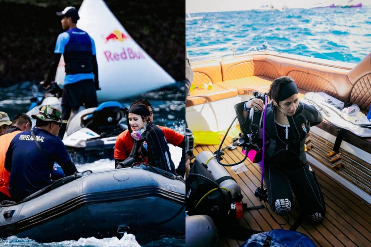 Prilly Latuconsina Jadi Tim Inti Rescue Diver di Red Bull Cliff Diving