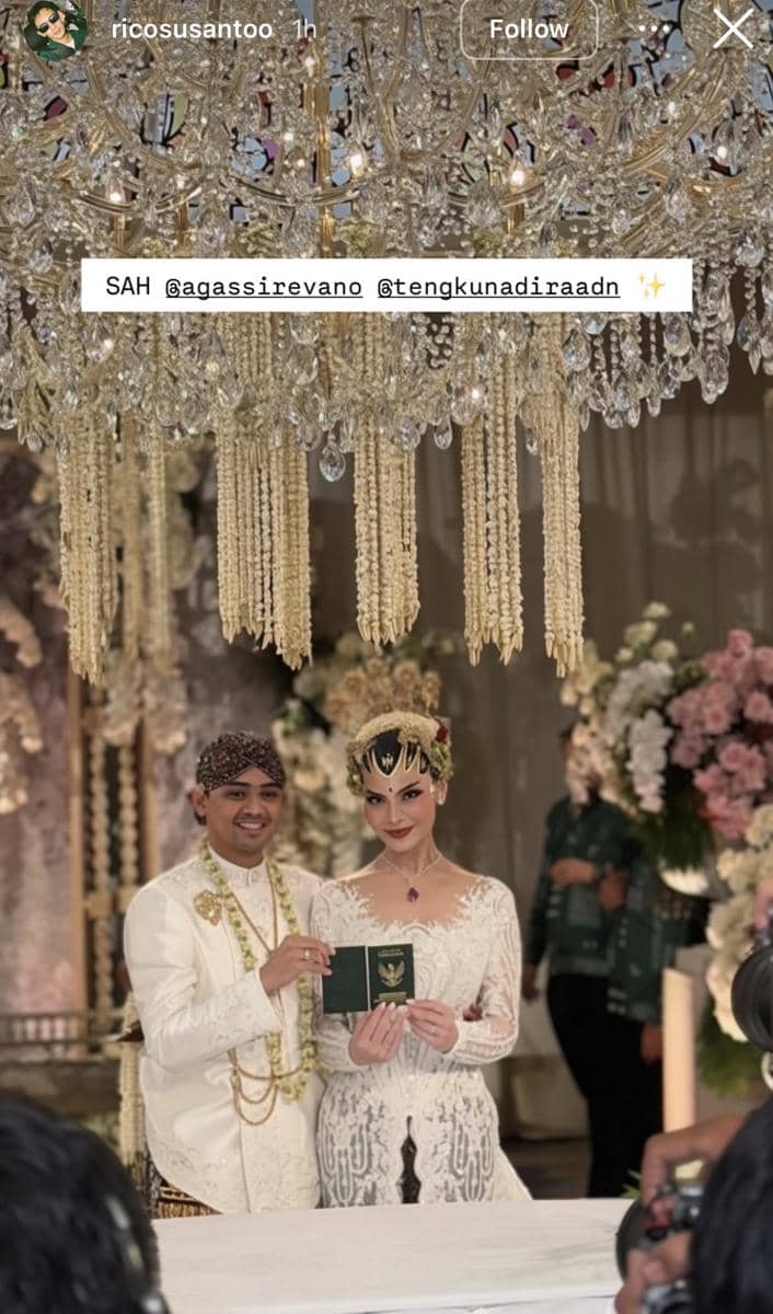 Dekorasi pernikahan Tengku Nadira