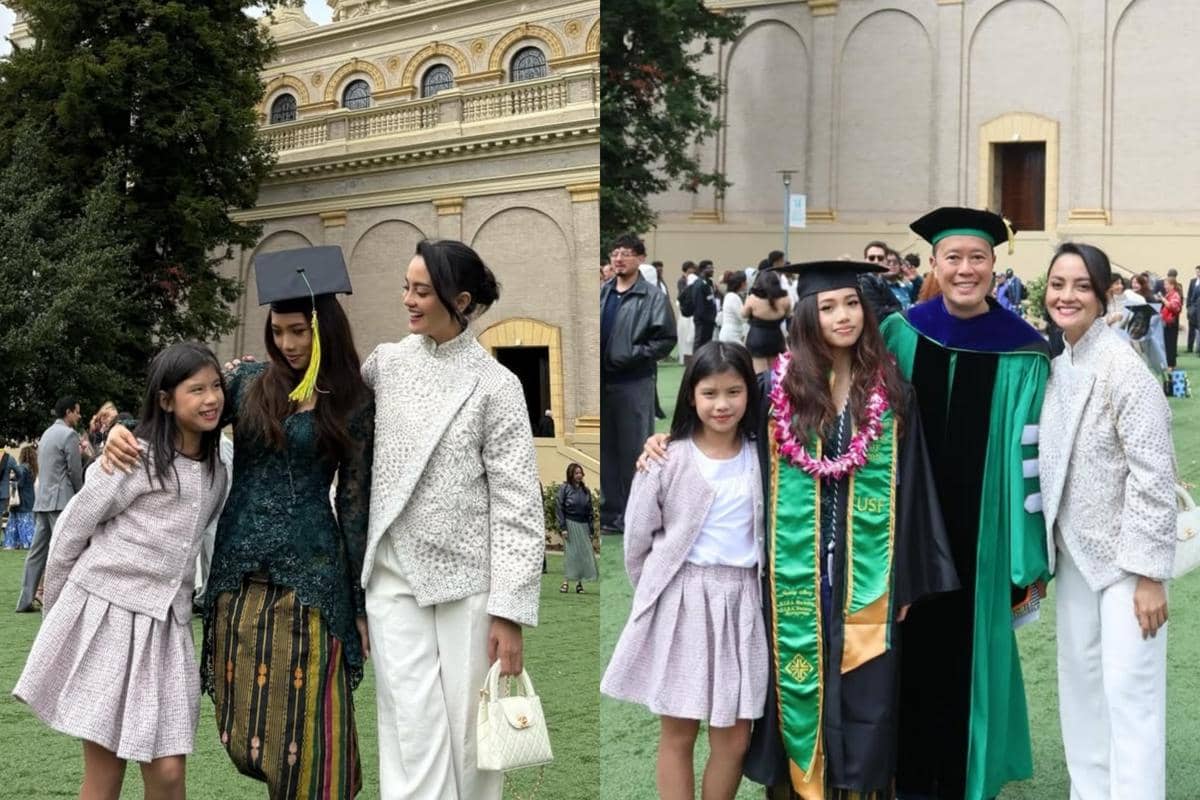 7 Potret Anak Ririn Ekawati Wisuda, Double Degree dan Cumlaude