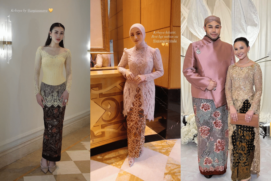 Gaya dan Aksesori Mewah Tamu Seleb di Nikahan Tengku Nadira, Glam!