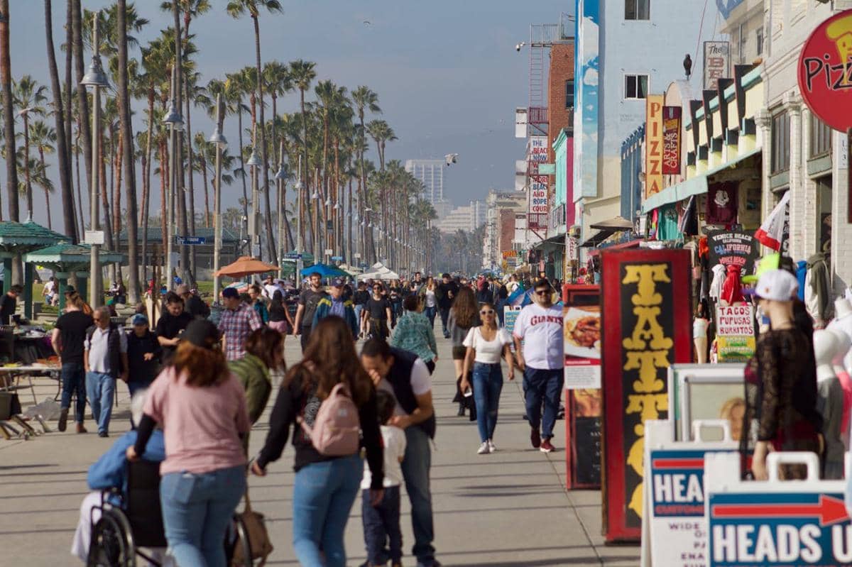 Warga Amerika Serikat di Los Angeles, Califronia.
