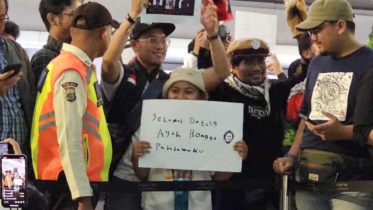 Hanan Wira Al Ghazi sambut kedatangan sang ayah usai diculik tentara Israel