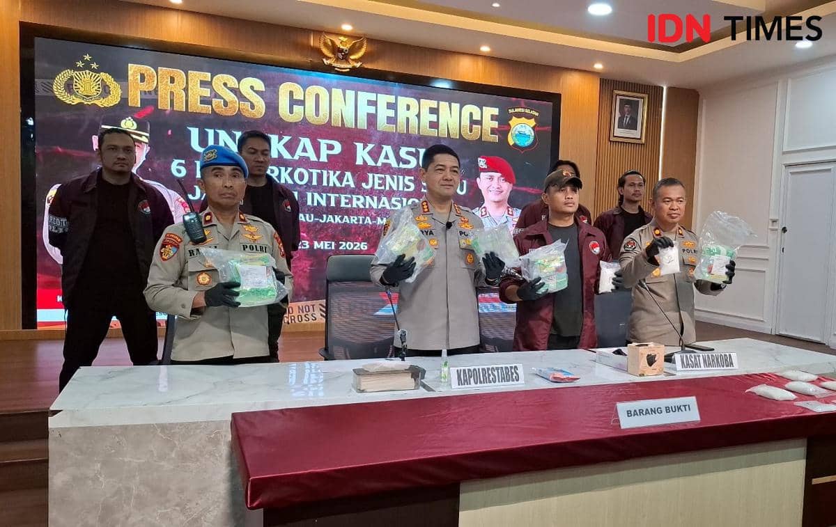 Polisi Gerebek Jaringan Sabu Jakarta-Makassar Senilai Rp12 Miliar
