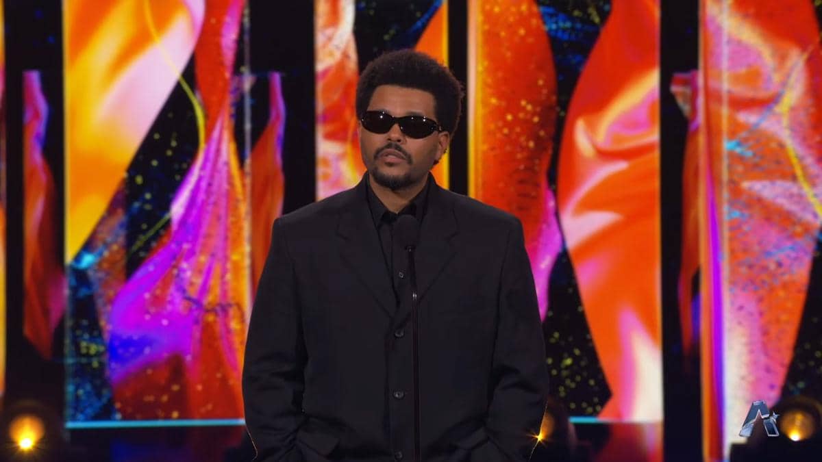 The Weeknd di Anime Awards 2026 (youtube.com/crunchyroll)