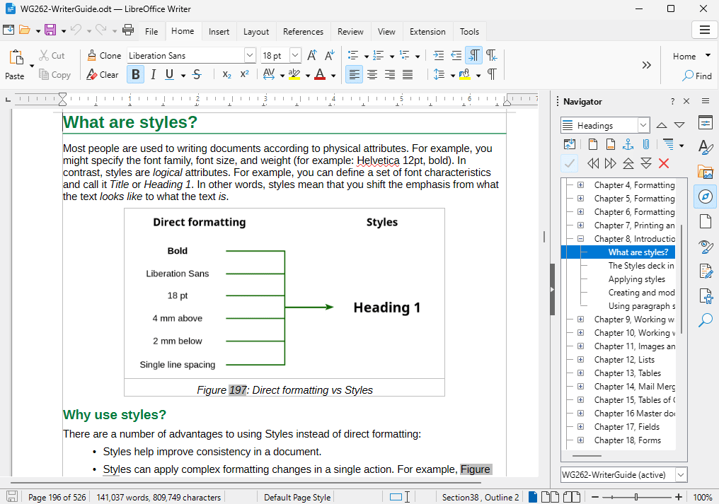 tampilan LibreOffice