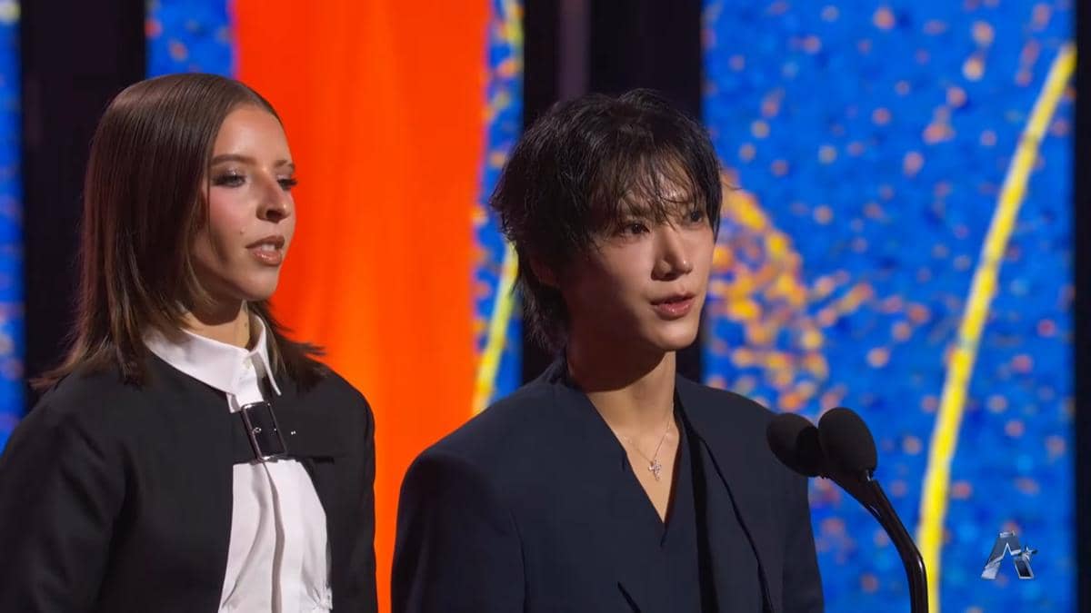 Ten NCT dan Young Miko di Anime Awards 2026 (youtube.com/crunchyroll)