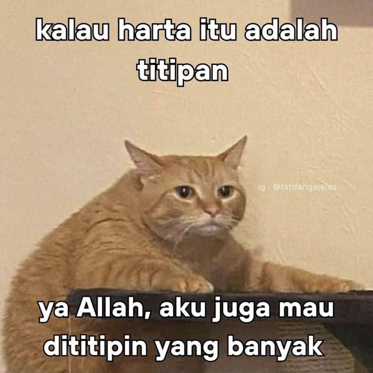 meme doa orang pasrah