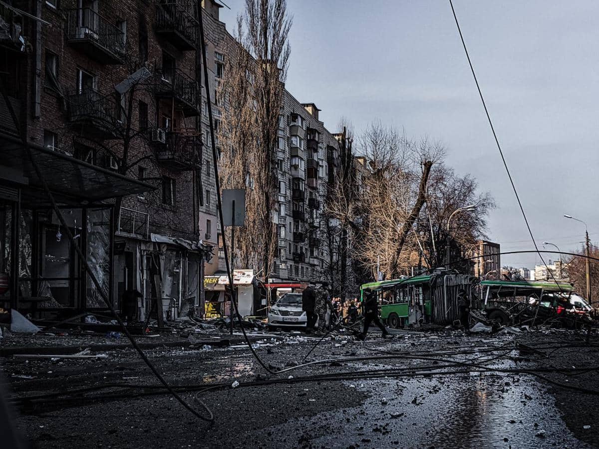 Kota Kyiv Ukraina Dihujani Rudal dan Drone Rusia, 4 Orang Tewas