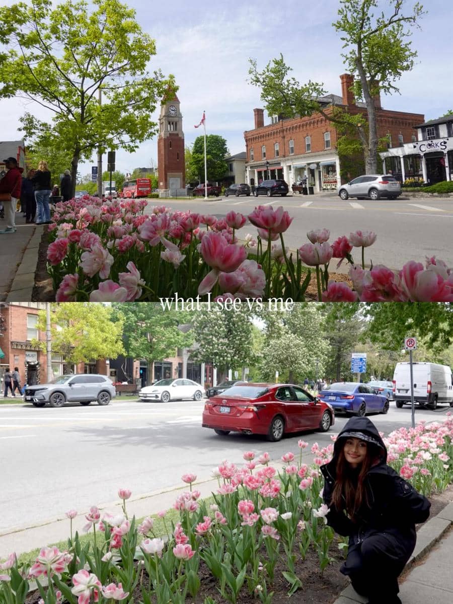 Novia Bachmid liburan di Canada