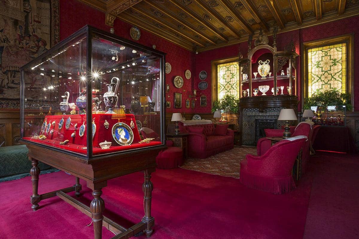 Smoking Room di Waddesdon Manor.