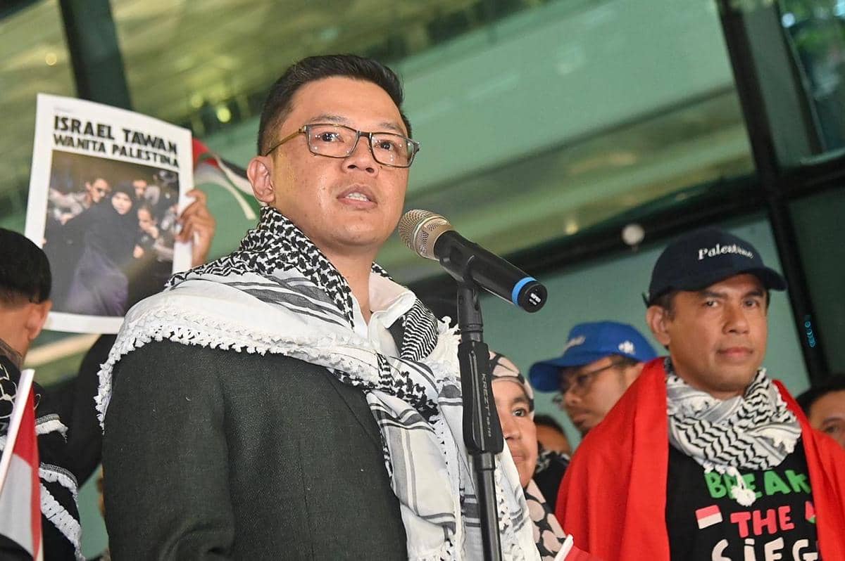 Menlu Pastikan Trauma Fisik WNI Relawan GSF 2.0 Akan Ditangani