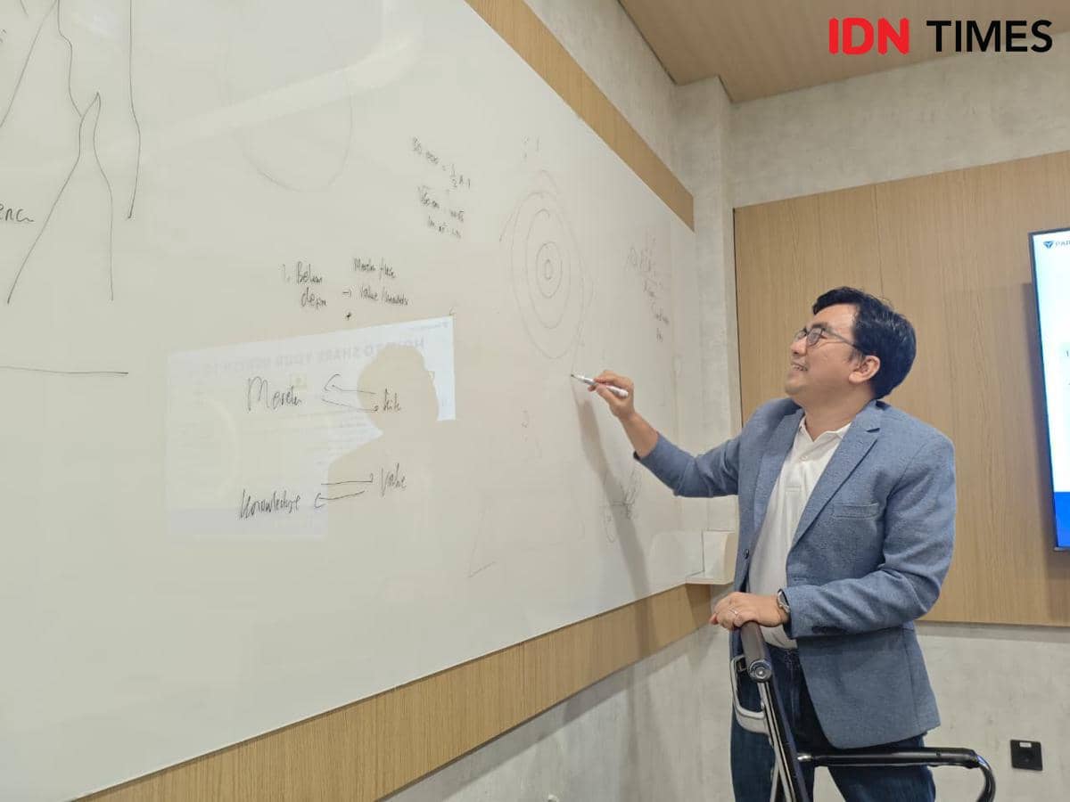 Salman Subakat, CEO Paragon Nurhayati Subakat Entrepreneurship Institute (NSEI) dan Co-Founder ParagonCorp dalam acara Welcoming Lightplus C