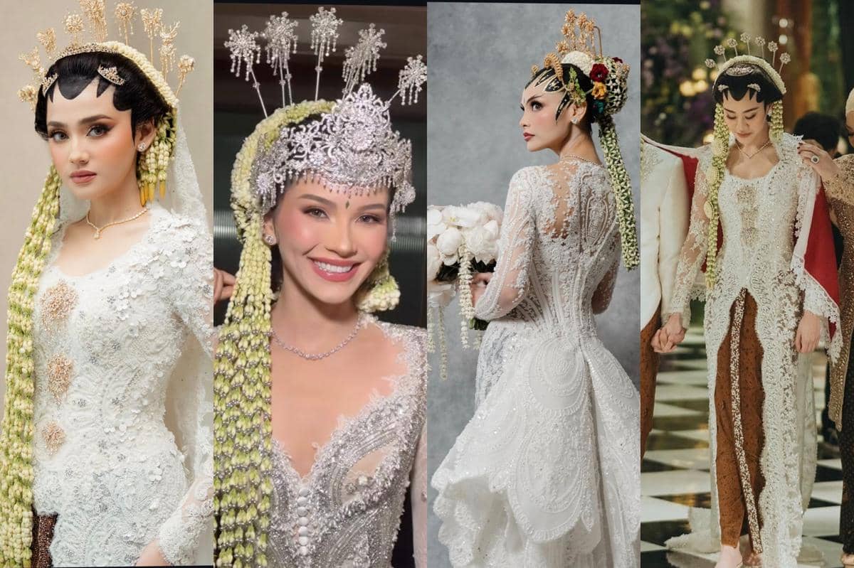 4 Referensi Kebaya Pernikahan Circle Pertemanan Tengku Nadira, Glam!