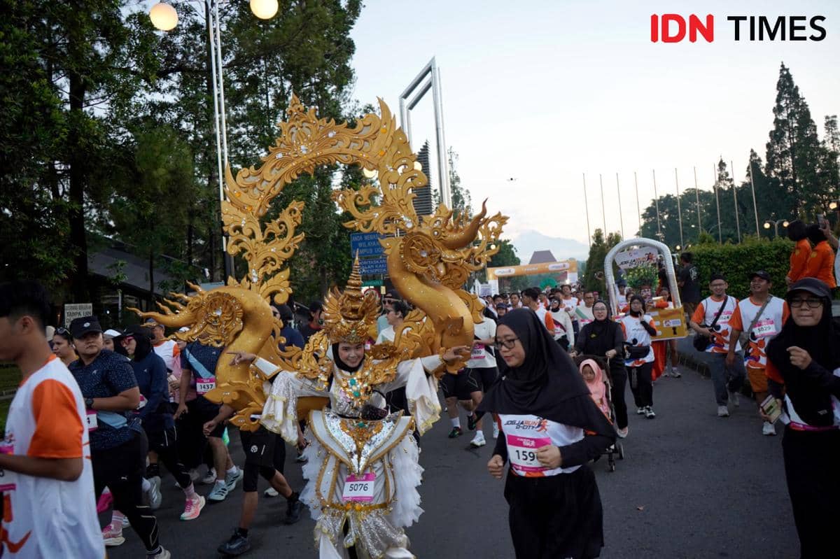 Jogja Run D-City Ramaikan Kota Pelajar, Berlari Sambil Berbagi