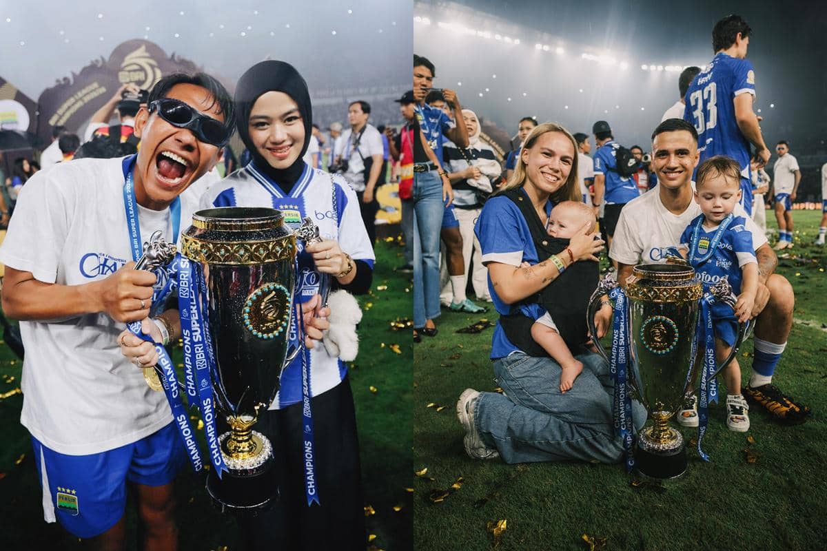 8 Potret WAGs Persib Bandung Ikut Rayakan Juara Liga Indonesia 2026