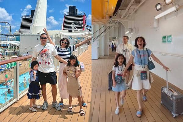 7 Momen Caca Tengker Sekeluarga Pertama Kali Naik Disney Cruise