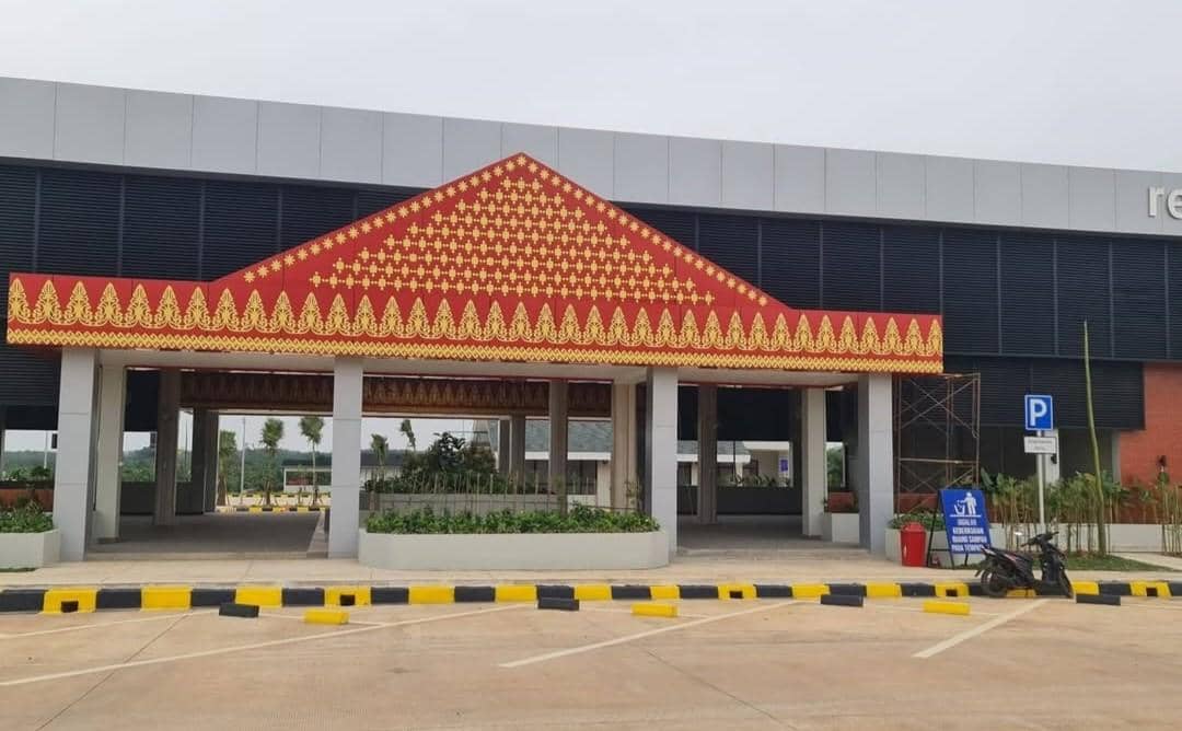 Rest area jalan Tol Palembang-Betung.