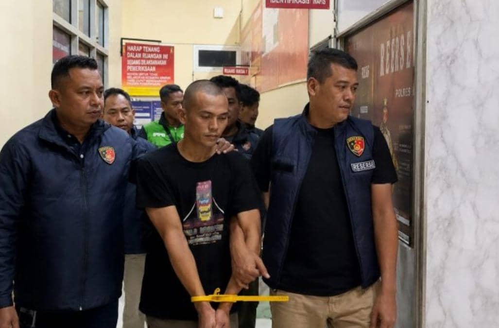 Polisi meringkus 1 tersangka pembunuhan di kebun kopi OKU Selatan.