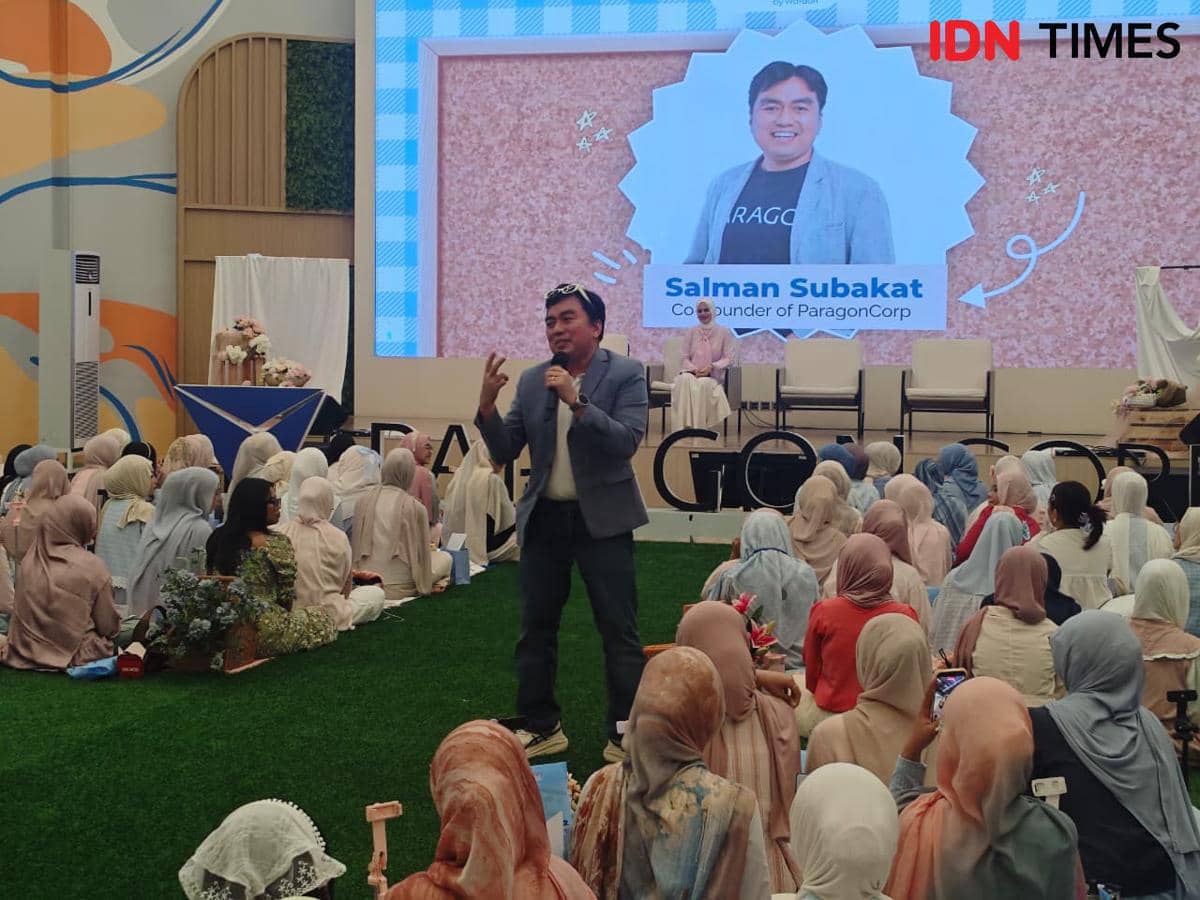 Salman Subakat, CEO Paragon Nurhayati Subakat Entrepreneurship Institute (NSEI) dan Co-Founder ParagonCorp dalam acara Welcoming Lightplus C